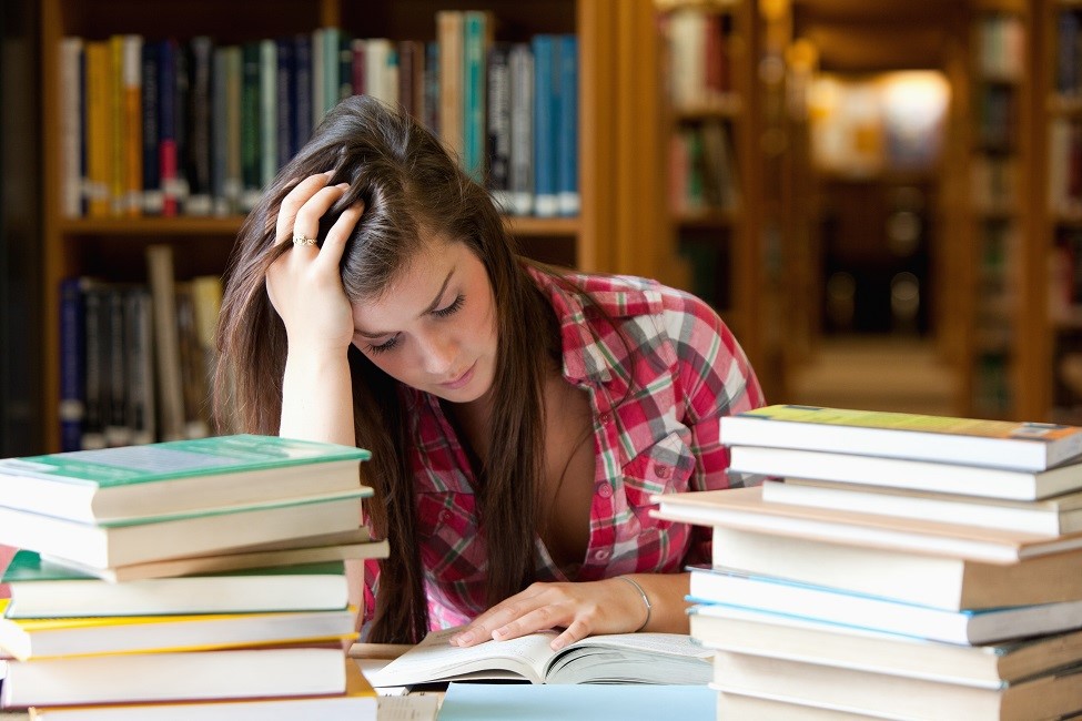 stress from earning bad grades and recover