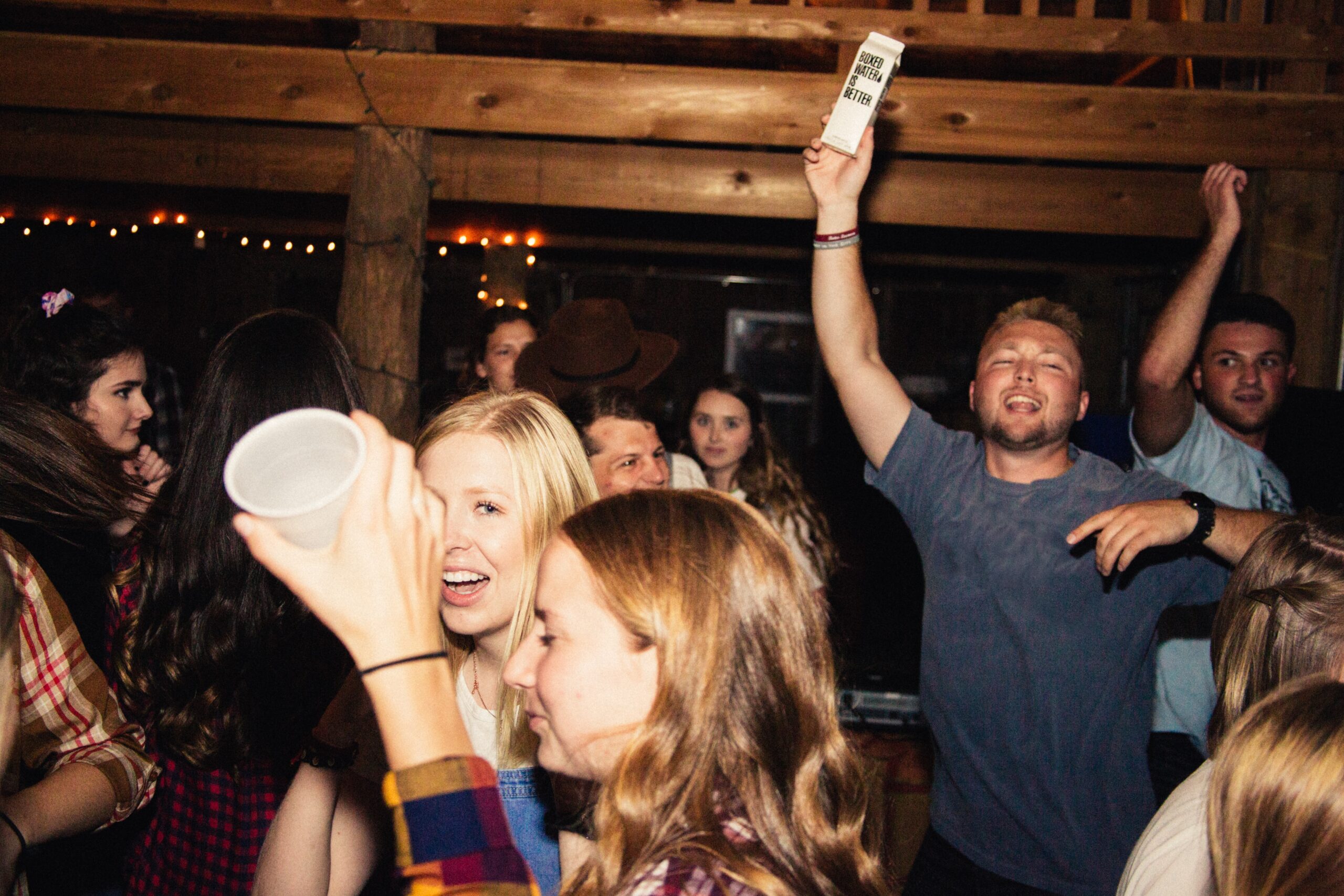 party featuring binge drinking